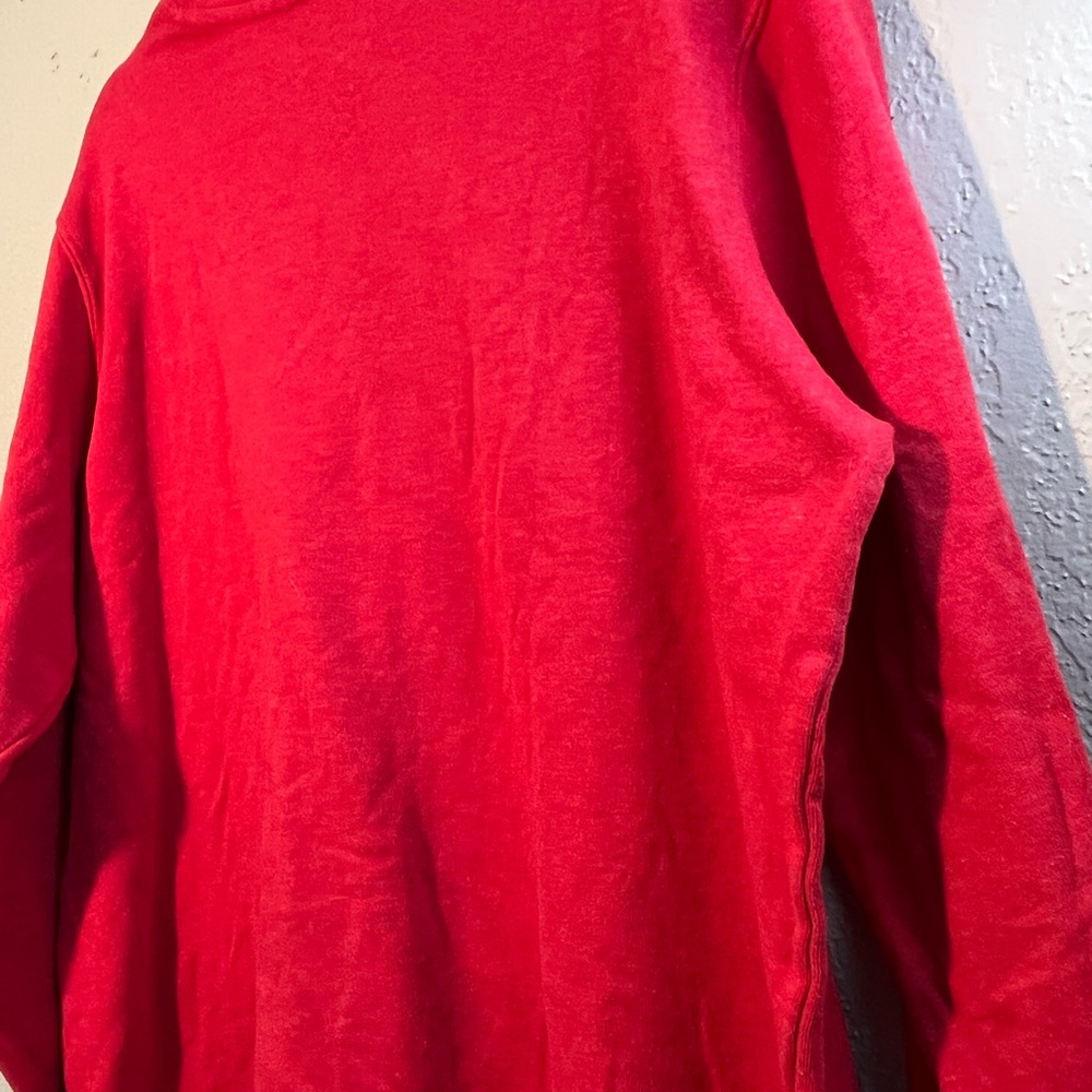 Y2K Blissliving Home Red California Crew Neck Sweater Embroidered CA SZ XL 2000s - Picture 8 of 9
